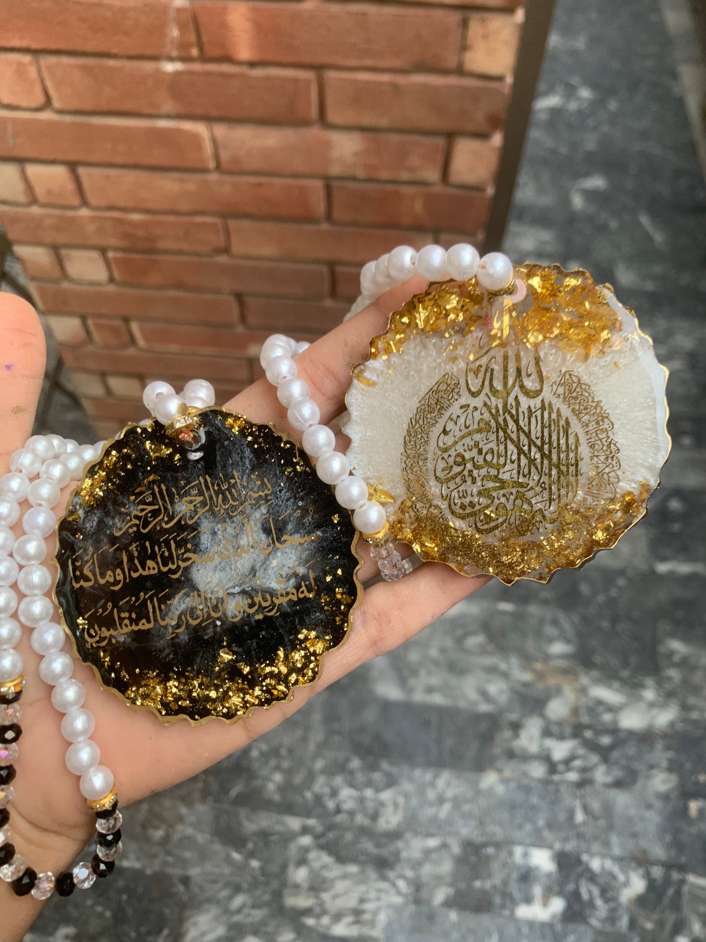 Islamic Resin Car Hanging