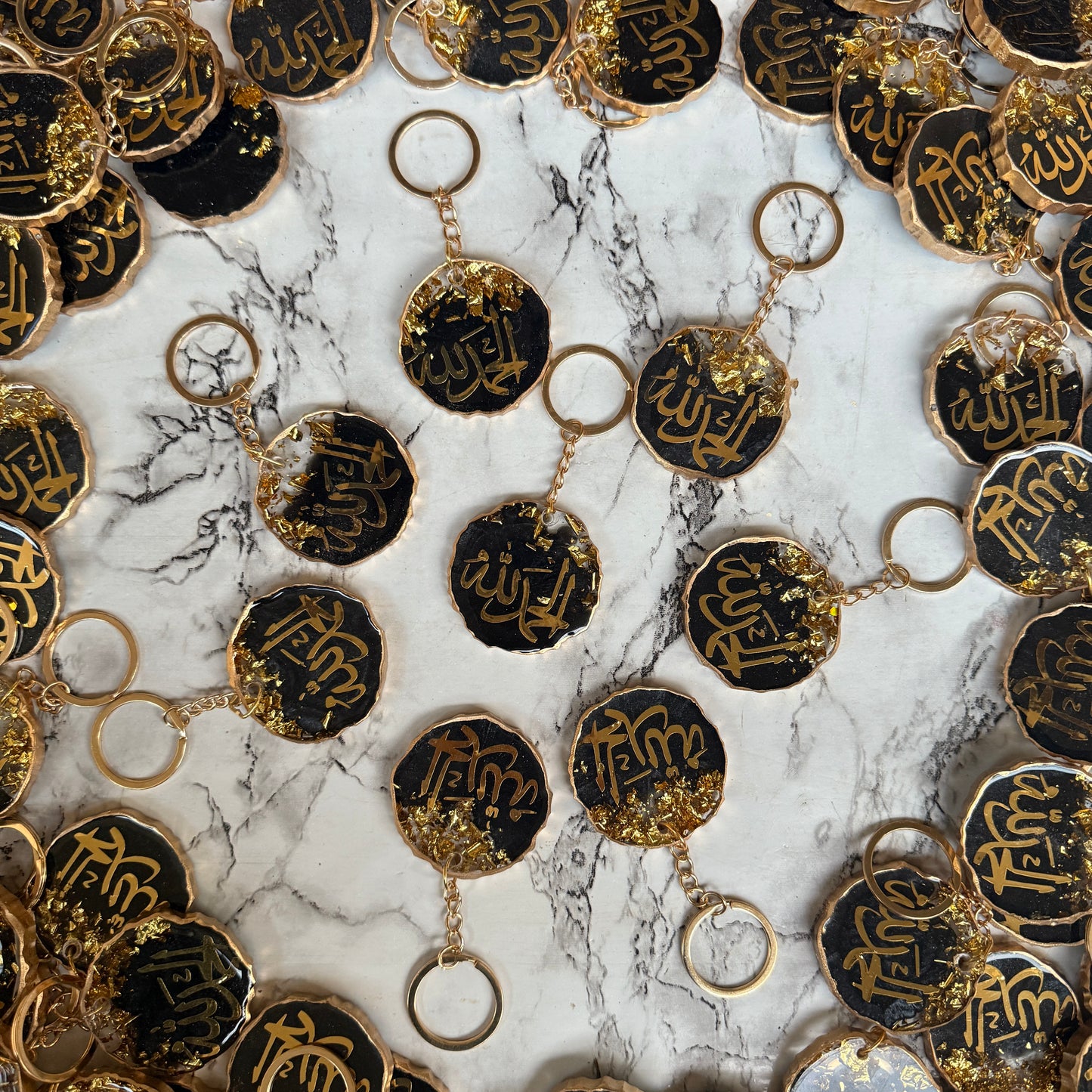 Allhamdulilah Islamic Resin Keychain