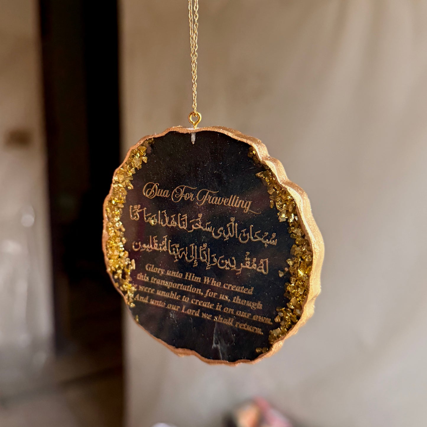 Dua E Safar Car Hanging Resin