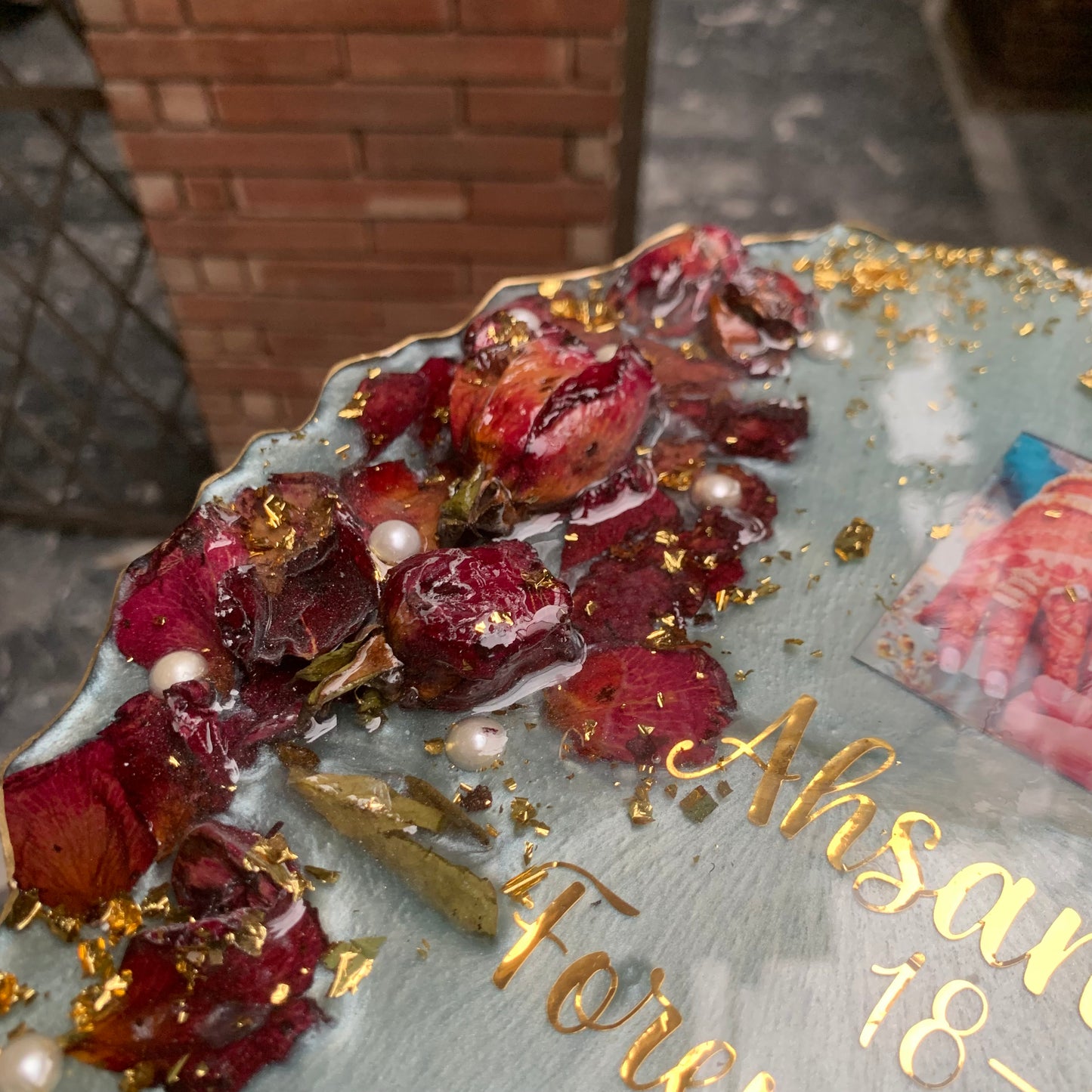 Flowers Plaque