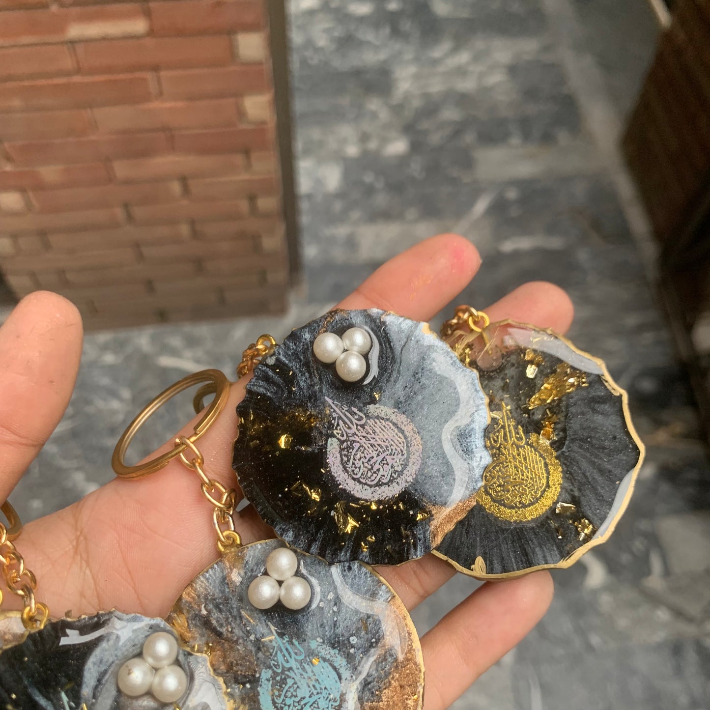 Ayat Ul Kursi Resin Keychain