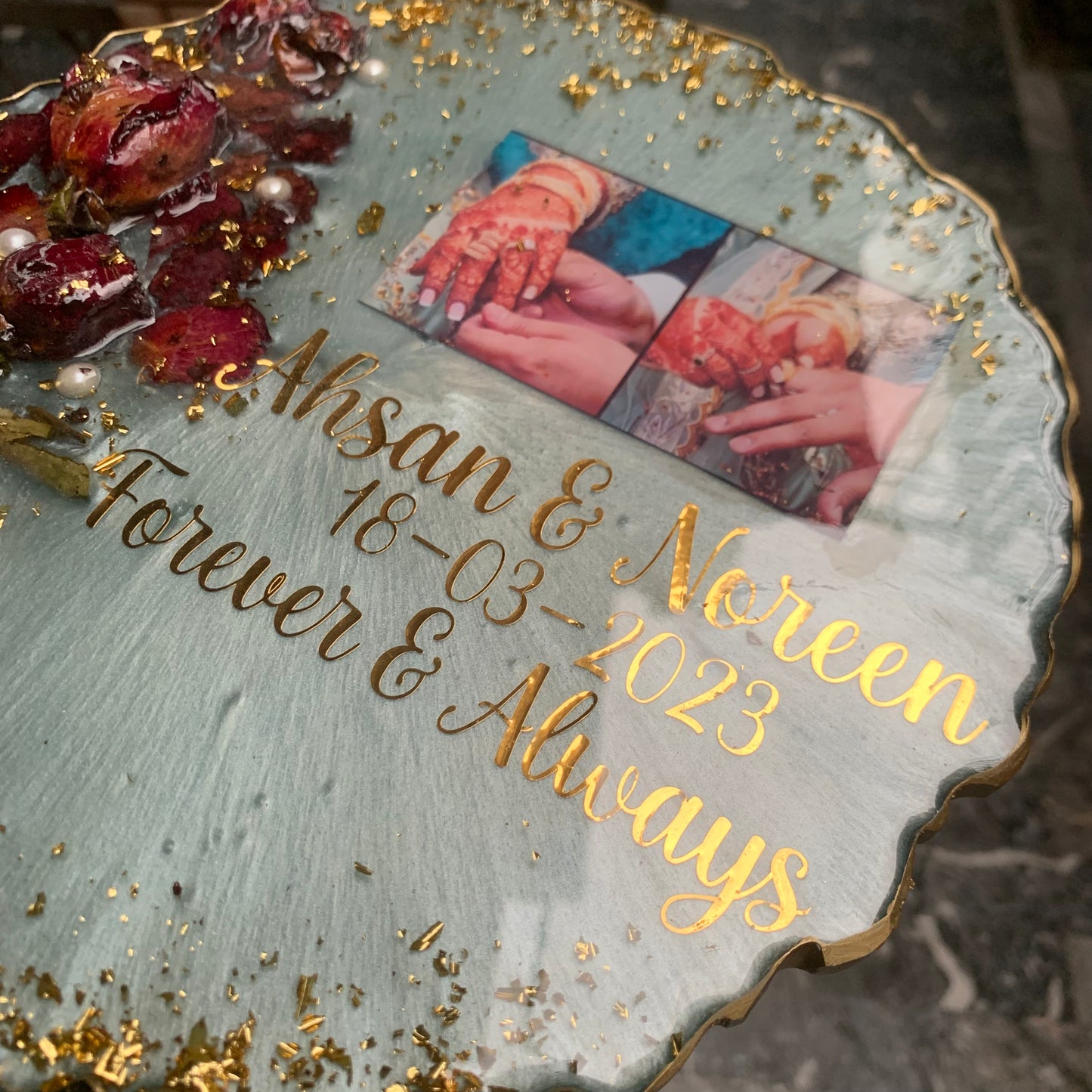 Flowers Plaque