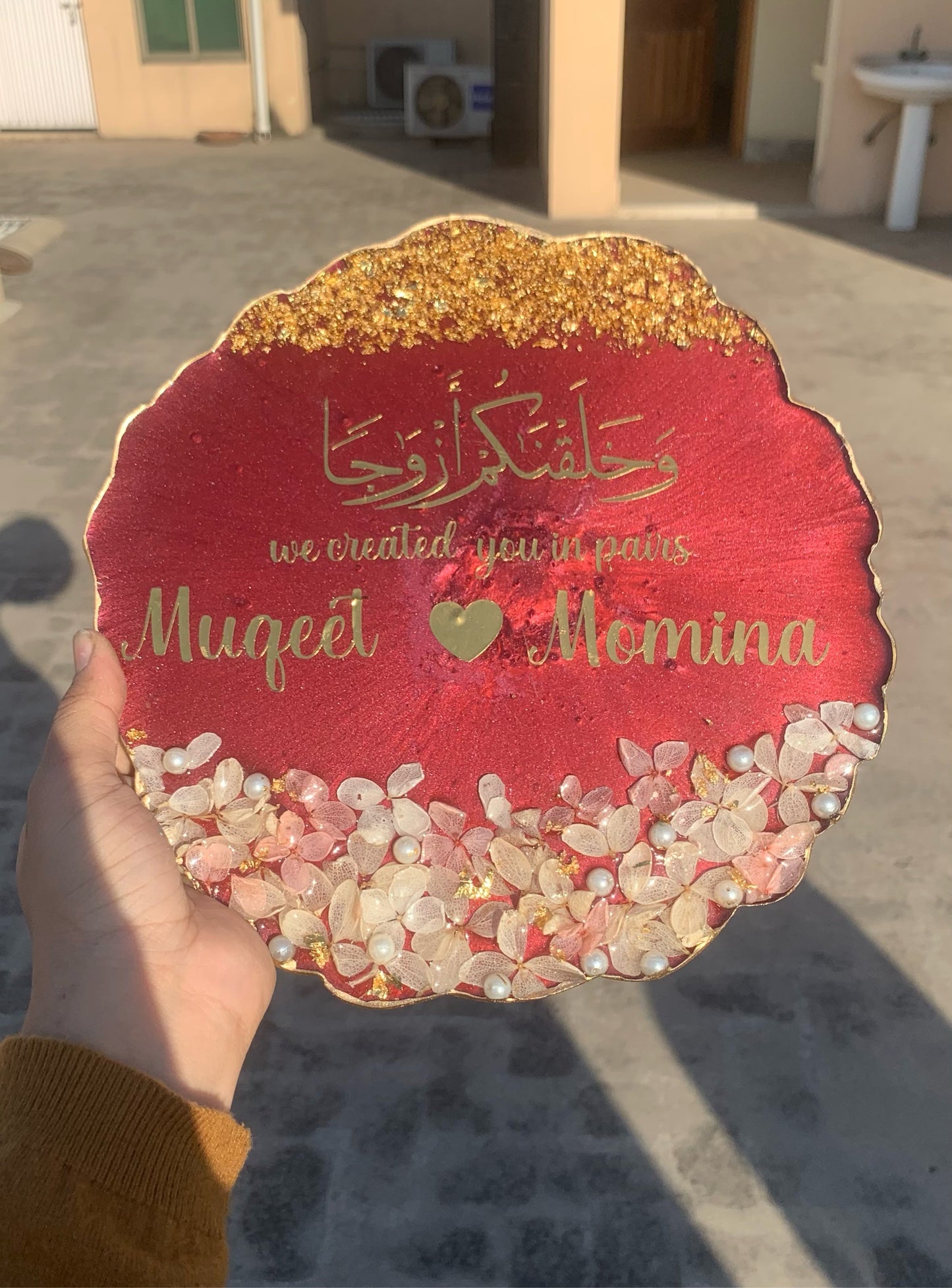 Elegant 3D Floral Plaques