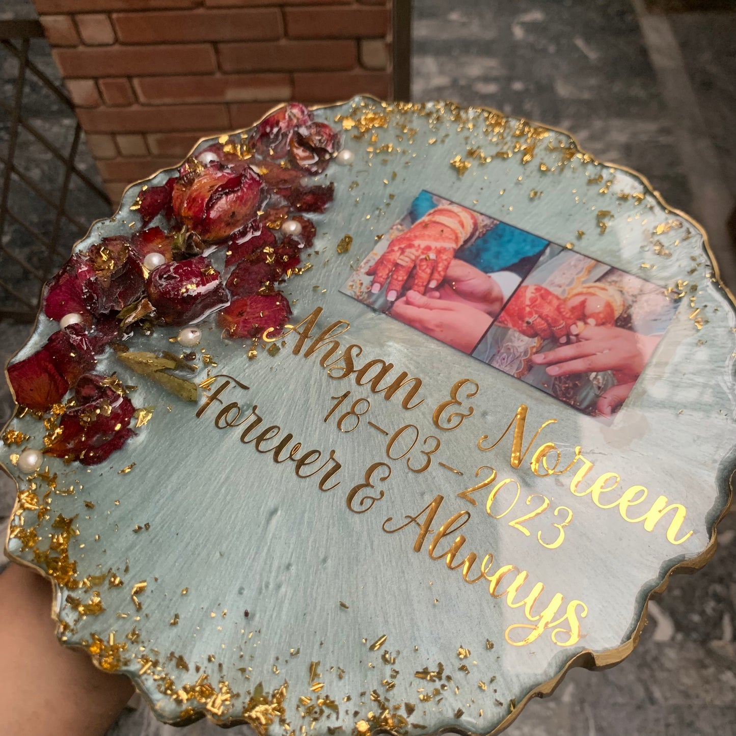 Flowers Plaque