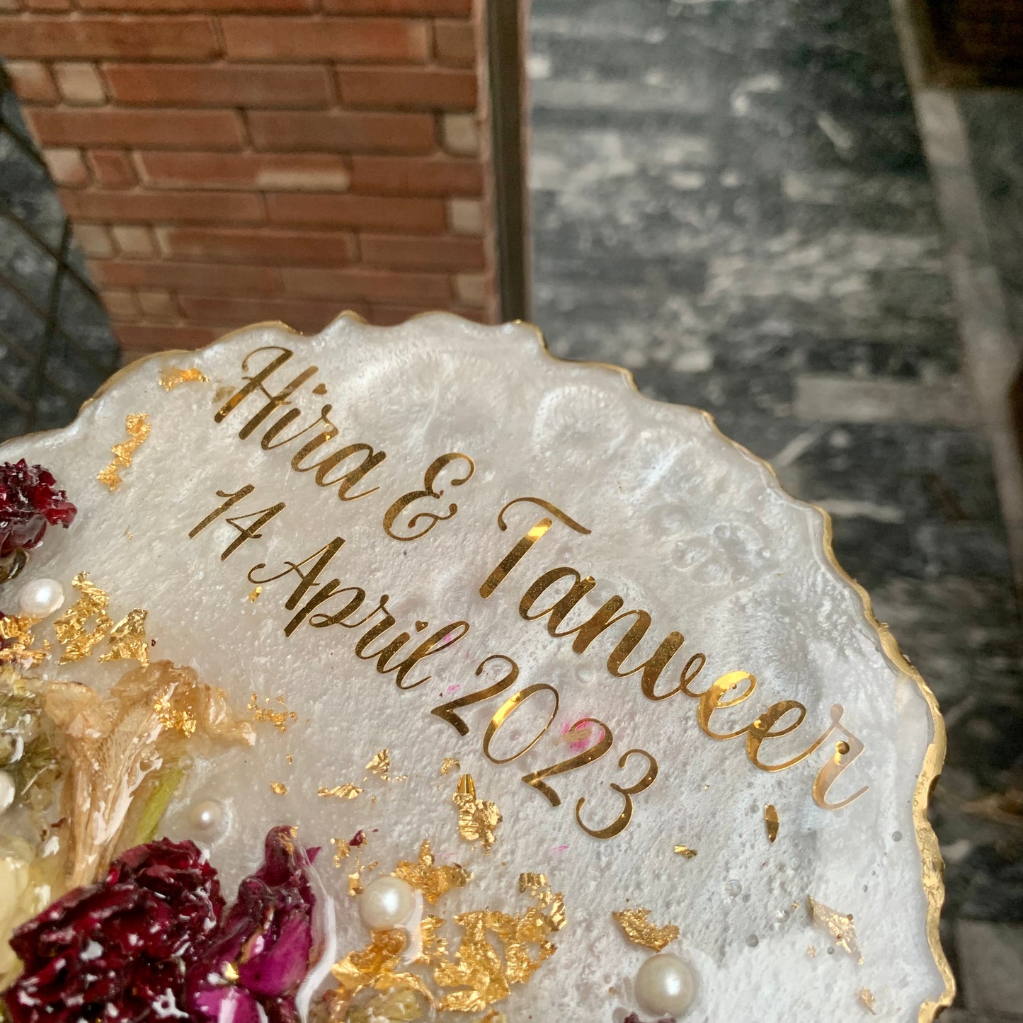 Resin Flower | Gajra Plaque