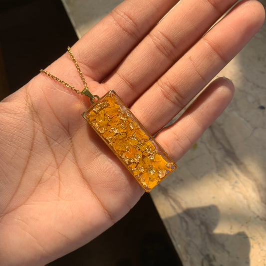 Stainless Rectangular Pendant