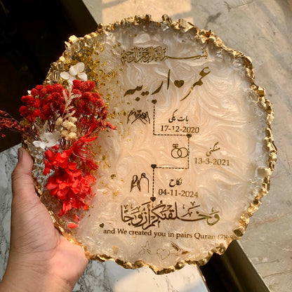 Nikkah | Wedding Resin Frame