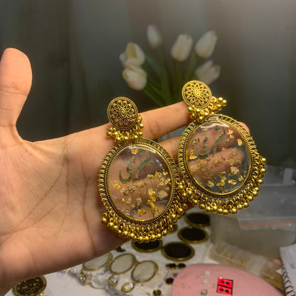 Resin Jhumka Earings