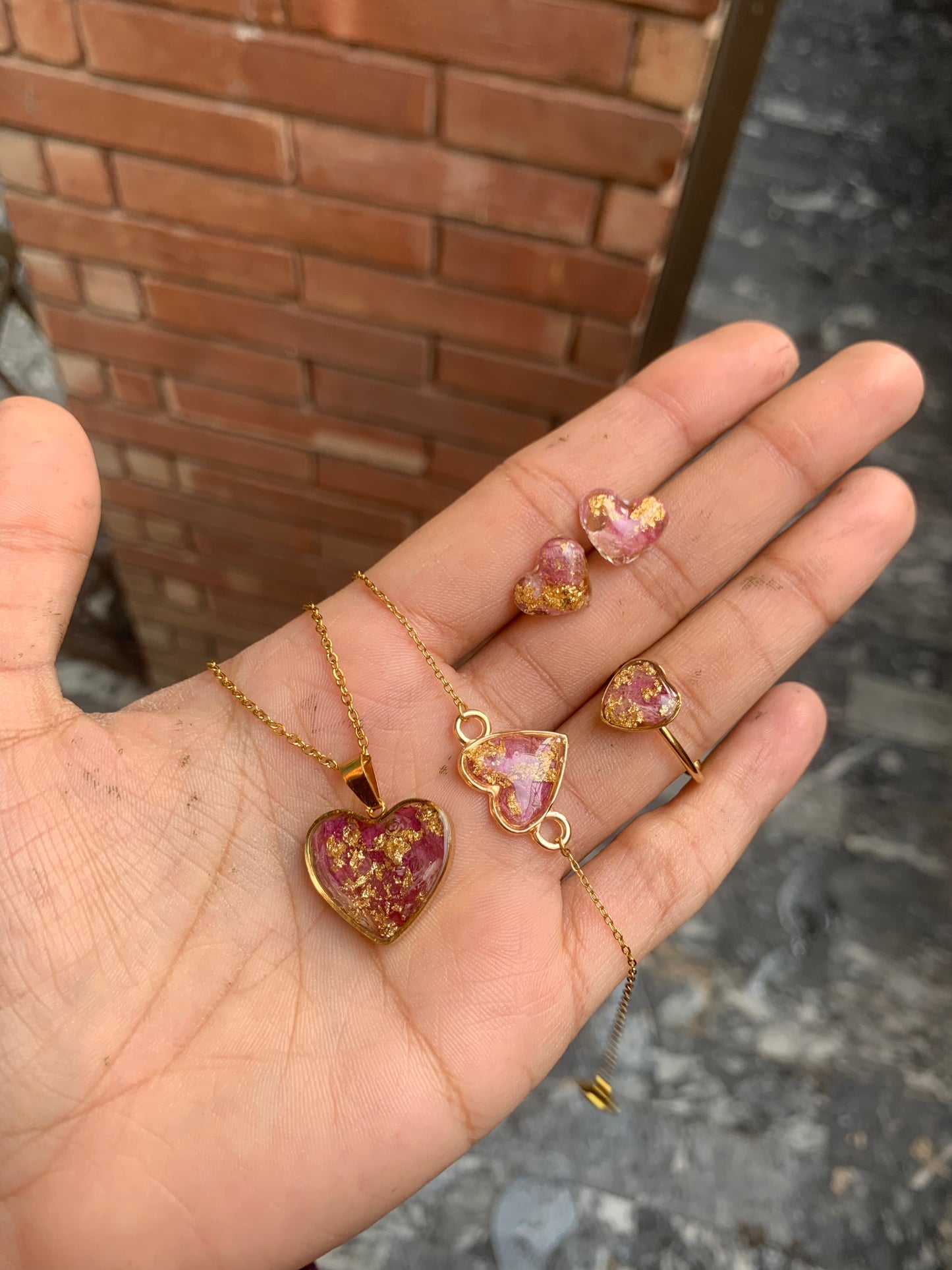 Heart Rose Set