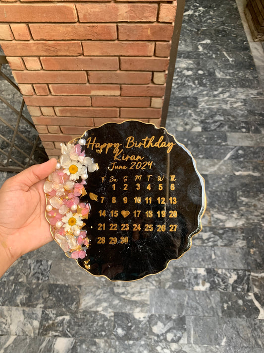 Birthday plaque