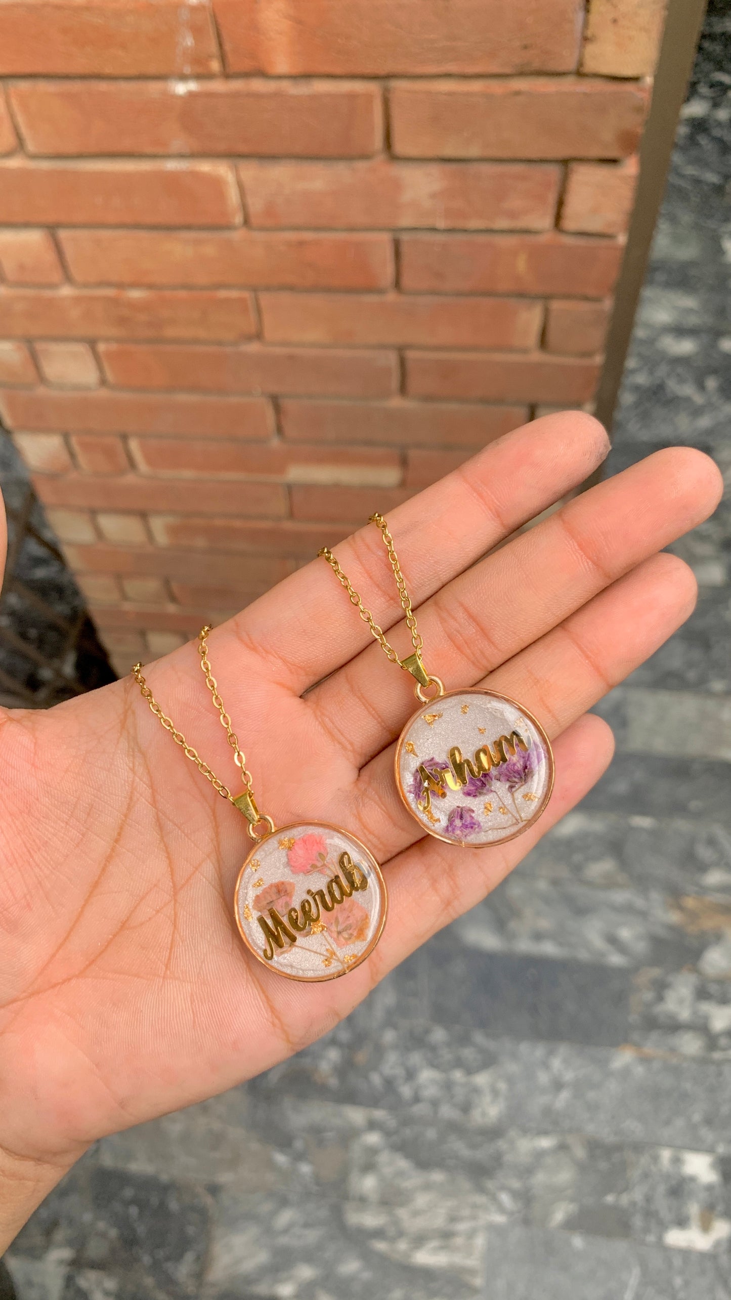 Name Pendant (Lilac)