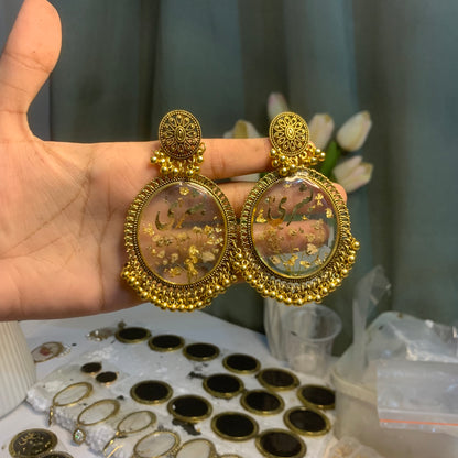 Resin Jhumka Earings