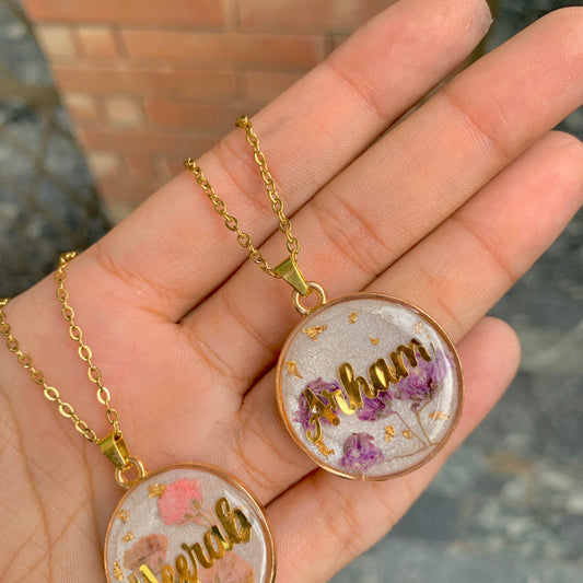 Name Pendant (Lilac)