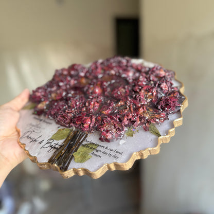 Roses Bouquet Resin Preservation