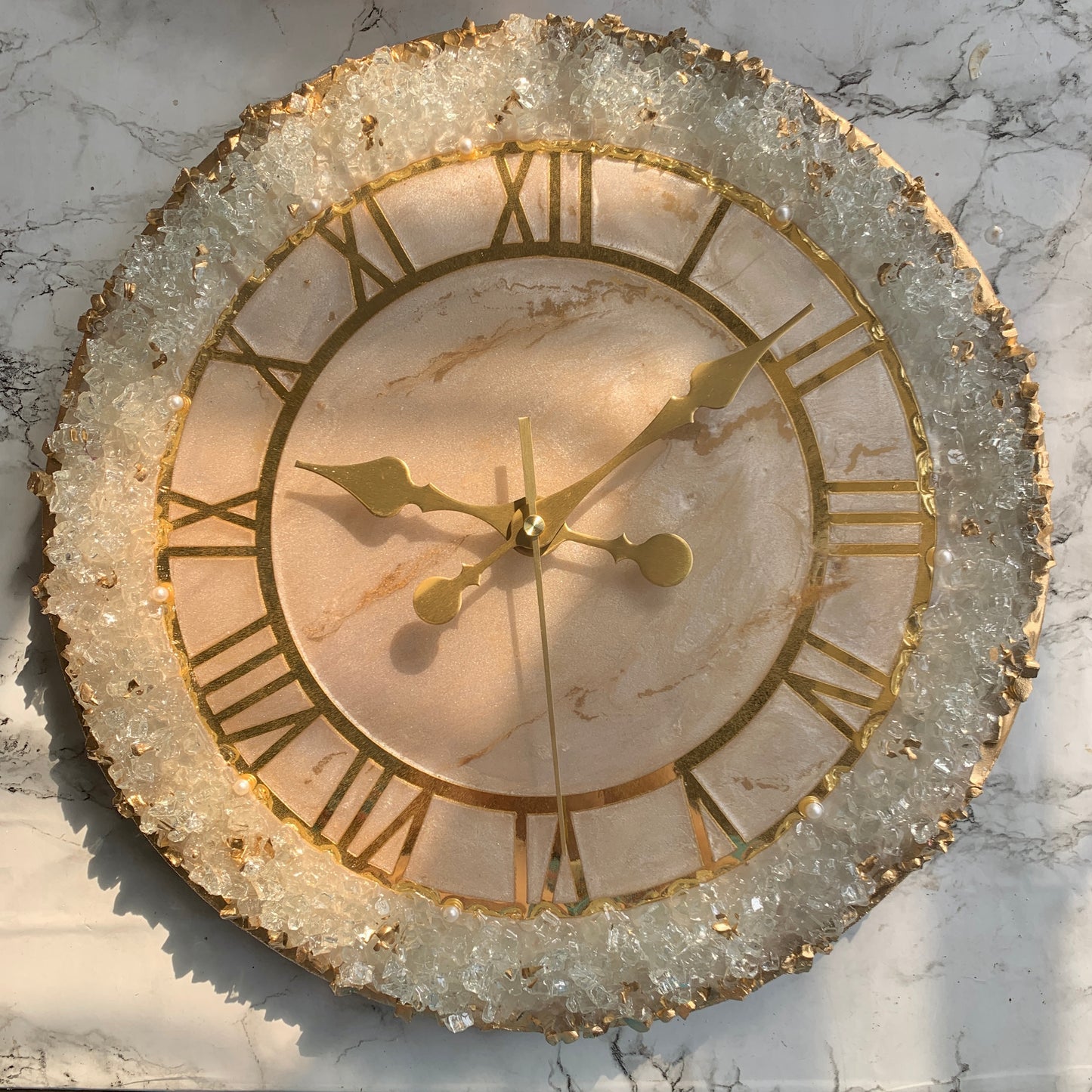 Luxurious Resin Skin Wall Clock