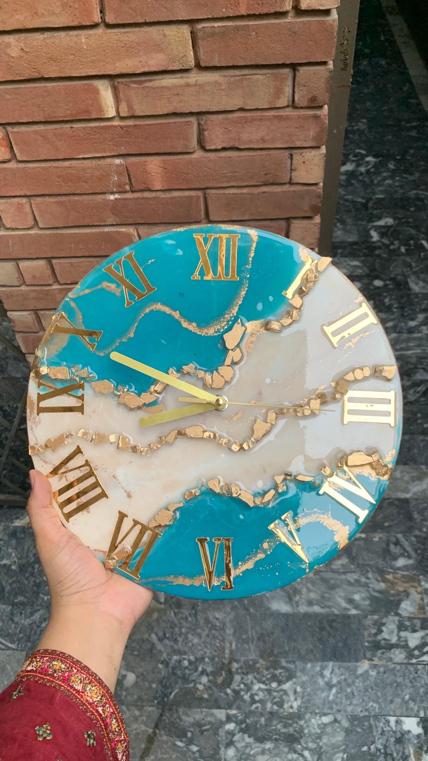 Resin Wall Clock