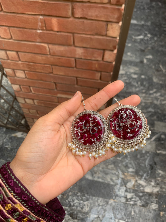 Ishq Rose Jhumka | Earing | Silver