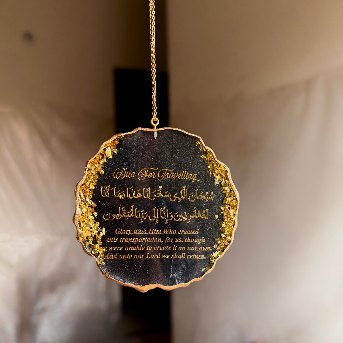 Dua E Safar Car Hanging Resin