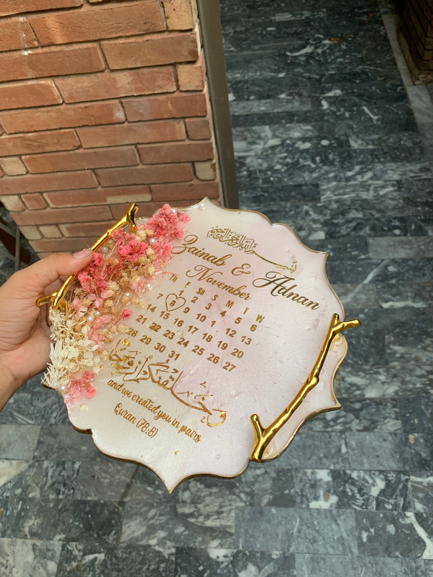 Engagement Tray Floral