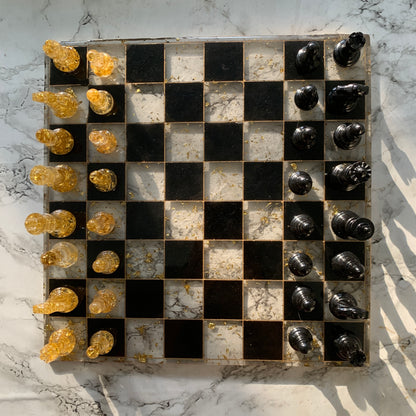 Resin Chess Board Game