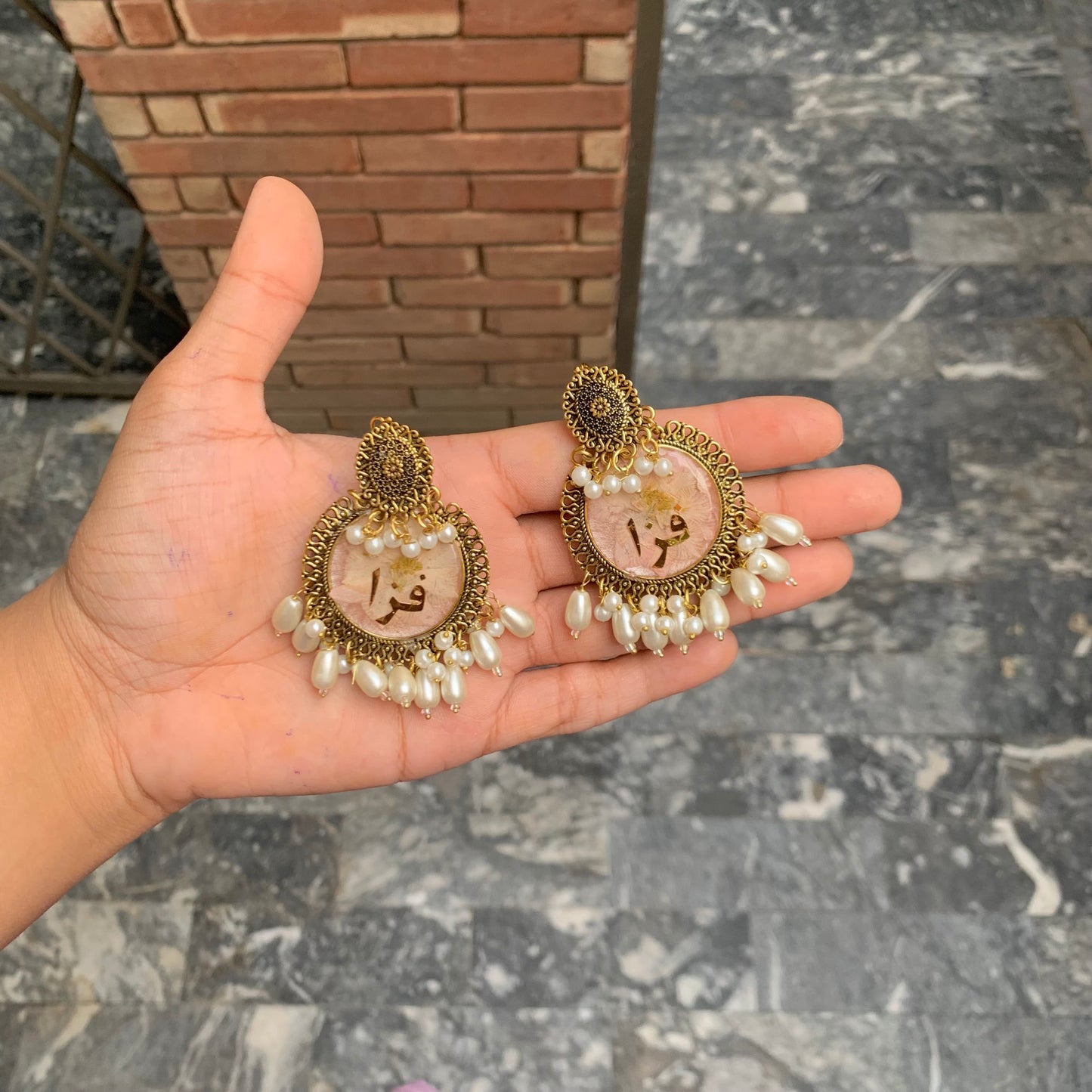 Light Pink Jhumka