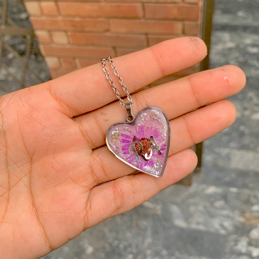 Heart Floral Pendant