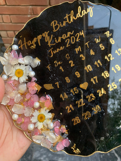 Birthday plaque