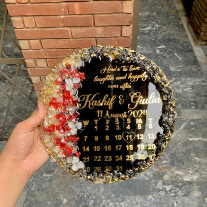 Wedding Resin Plaque