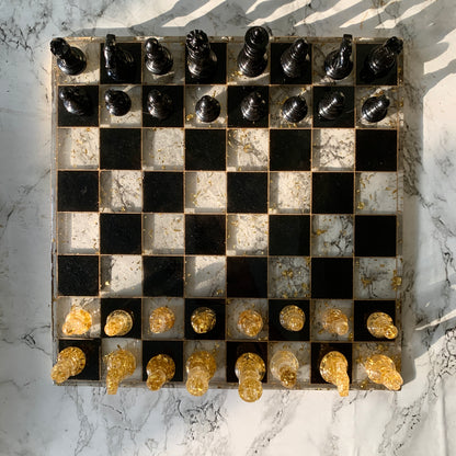 Resin Chess Board Game