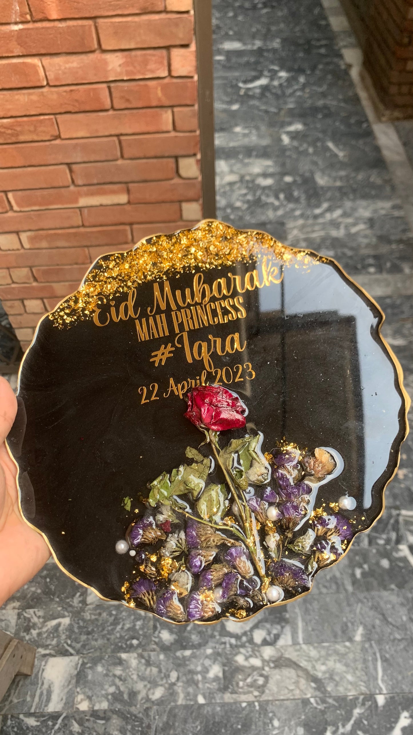 Eid Mubarik Plaque