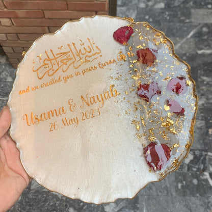 Engagement/Nikkah Plaque