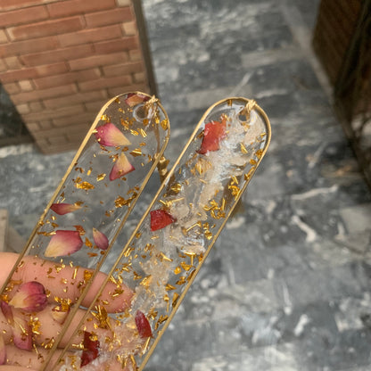 Rose Bookmarks | Resin Bookmark