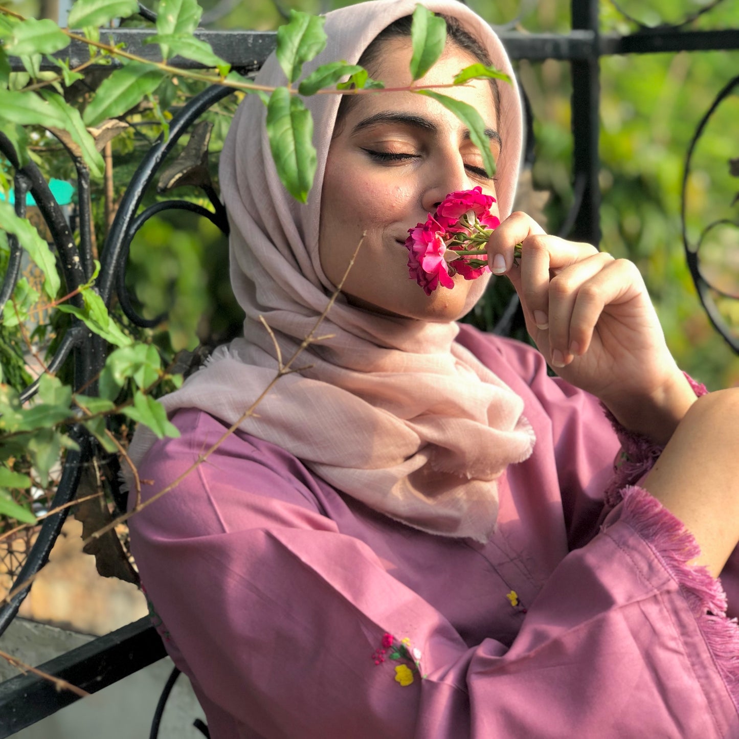 Lilac Floral Suit